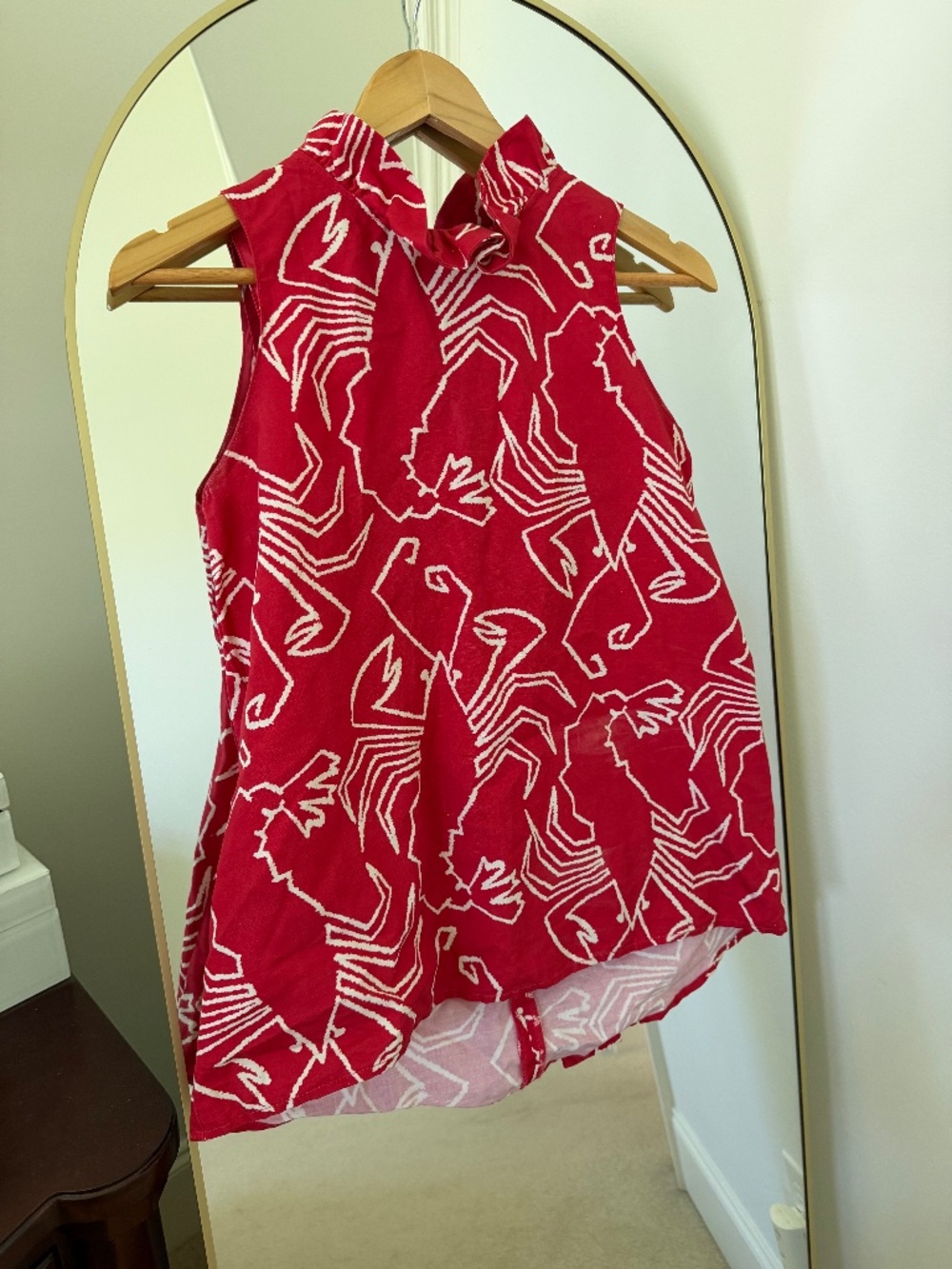 Tyler Boe Lobster Sleeveless Top